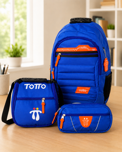 Morral Tipo Totto 3x1 – Incluye Lonchera + Cartuchera – Oferta Especial 85% OFF 🎁