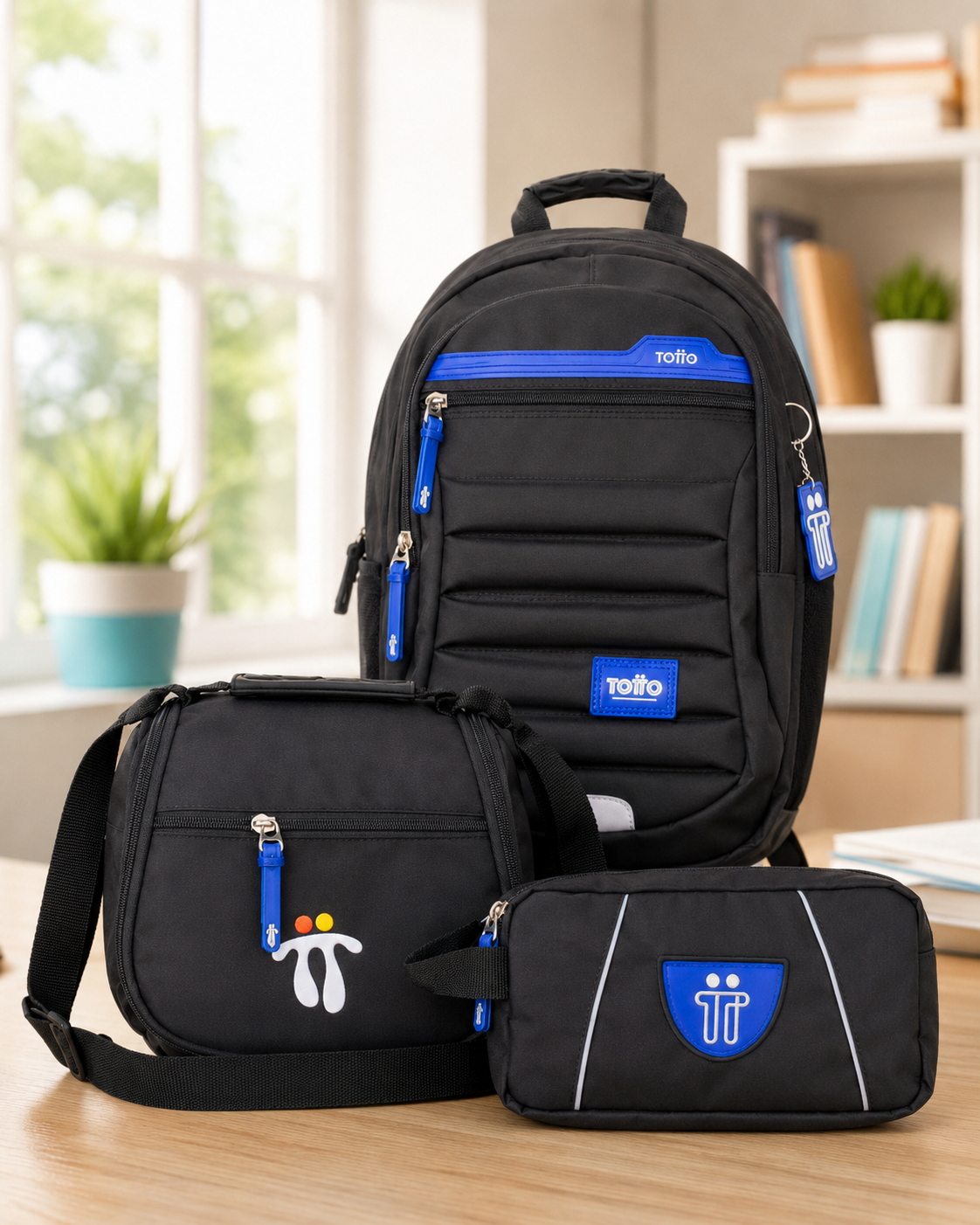 Morral Tipo Totto 3x1 – Incluye Lonchera + Cartuchera – Oferta Especial 85% OFF 🎁